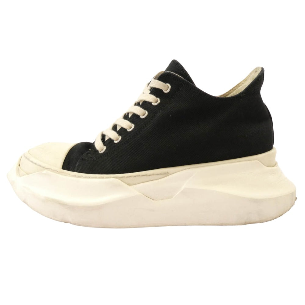 Rick Owens リックオウエンス 37648 DRKSHDW ダークシャドウ Abstract Low アブストラクト ロー スニーカー ブラック系 39.5【中古】