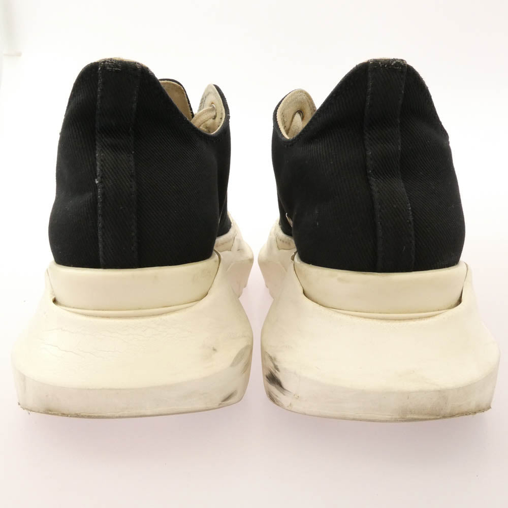 Rick Owens リックオウエンス 37648 DRKSHDW ダークシャドウ Abstract Low アブストラクト ロー スニーカー ブラック系 39.5【中古】