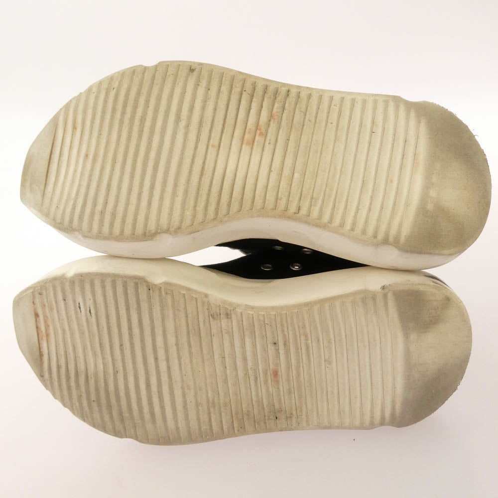 Rick Owens リックオウエンス 37648 DRKSHDW ダークシャドウ Abstract Low アブストラクト ロー スニーカー ブラック系 39.5【中古】