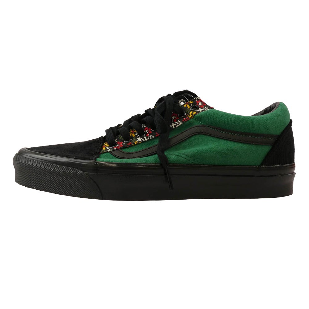 VANS バンズ VN0A4BVQRGR Anaheim Factory OLD SKOOL 36 DX OG VELVET アナハイムファクトリー オールドスクール コーデュロイ ローカットスニーカー レッド系 グリーン系 28.5cm【新古品】【未使用】【中古】