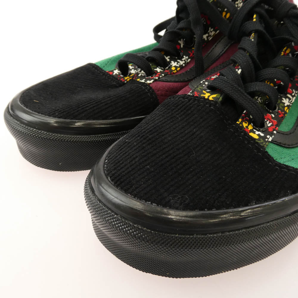 VANS バンズ VN0A4BVQRGR Anaheim Factory OLD SKOOL 36 DX OG VELVET アナハイムファクトリー オールドスクール コーデュロイ ローカットスニーカー レッド系 グリーン系 28.5cm【新古品】【未使用】【中古】