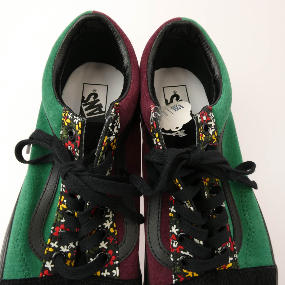 VANS バンズ VN0A4BVQRGR Anaheim Factory OLD SKOOL 36 DX OG VELVET アナハイムファクトリー オールドスクール コーデュロイ ローカットスニーカー レッド系 グリーン系 28.5cm【新古品】【未使用】【中古】