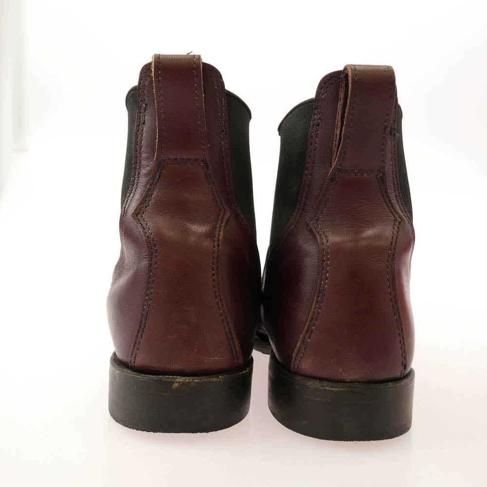 RED WING レッドウィング 9077 USA製 Mil-1 Congress Boots コングレス ブーツ レザー サイドゴア ブーツ ワインレッド系 9.5【中古】