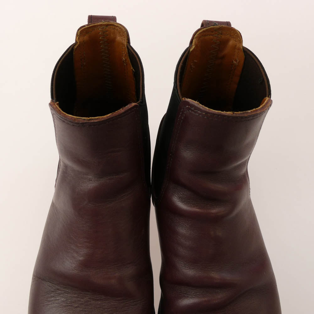 RED WING レッドウィング 9077 USA製 Mil-1 Congress Boots コングレス ブーツ レザー サイドゴア ブーツ ワインレッド系 9.5【中古】