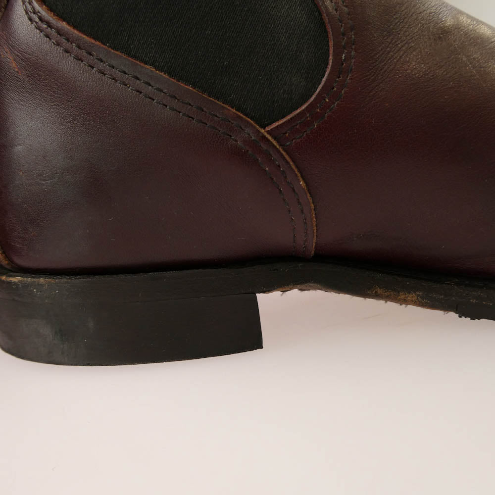 RED WING レッドウィング 9077 USA製 Mil-1 Congress Boots コングレス ブーツ レザー サイドゴア ブーツ ワインレッド系 9.5【中古】