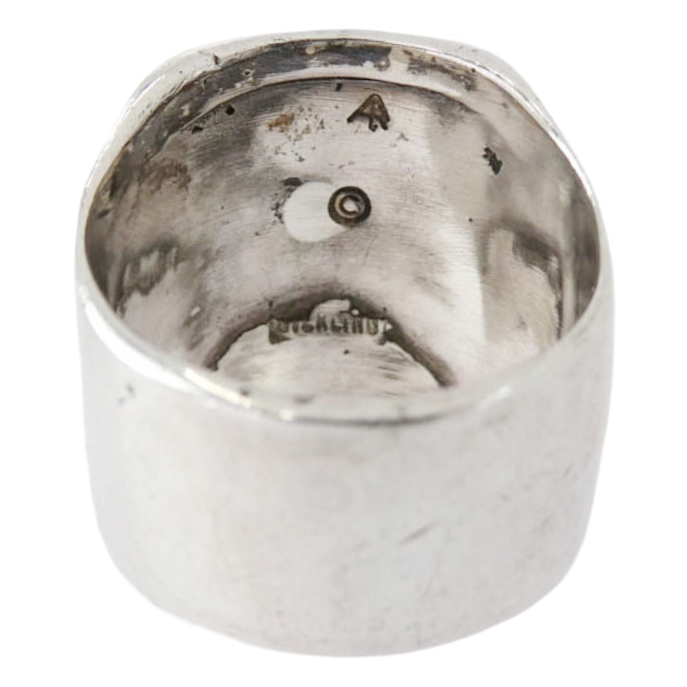 FLASHPOINT フラッシュポイント FLAT SKULL RING フラットスカルリング シルバー系 16.5号【中古】