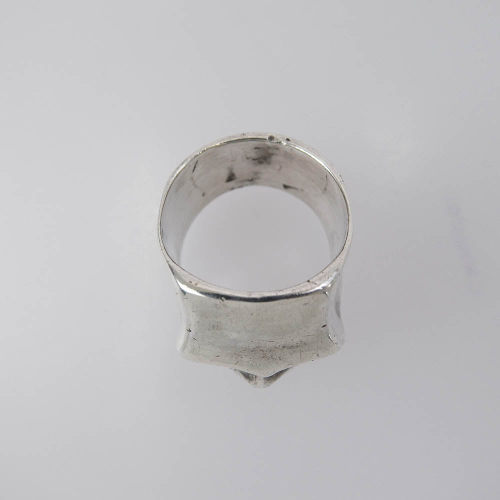 FLASHPOINT フラッシュポイント FLAT SKULL RING フラットスカルリング シルバー系 16.5号【中古】