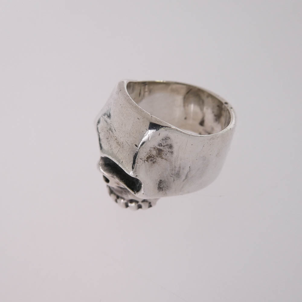 FLASHPOINT フラッシュポイント FLAT SKULL RING フラットスカルリング シルバー系 16.5号【中古】