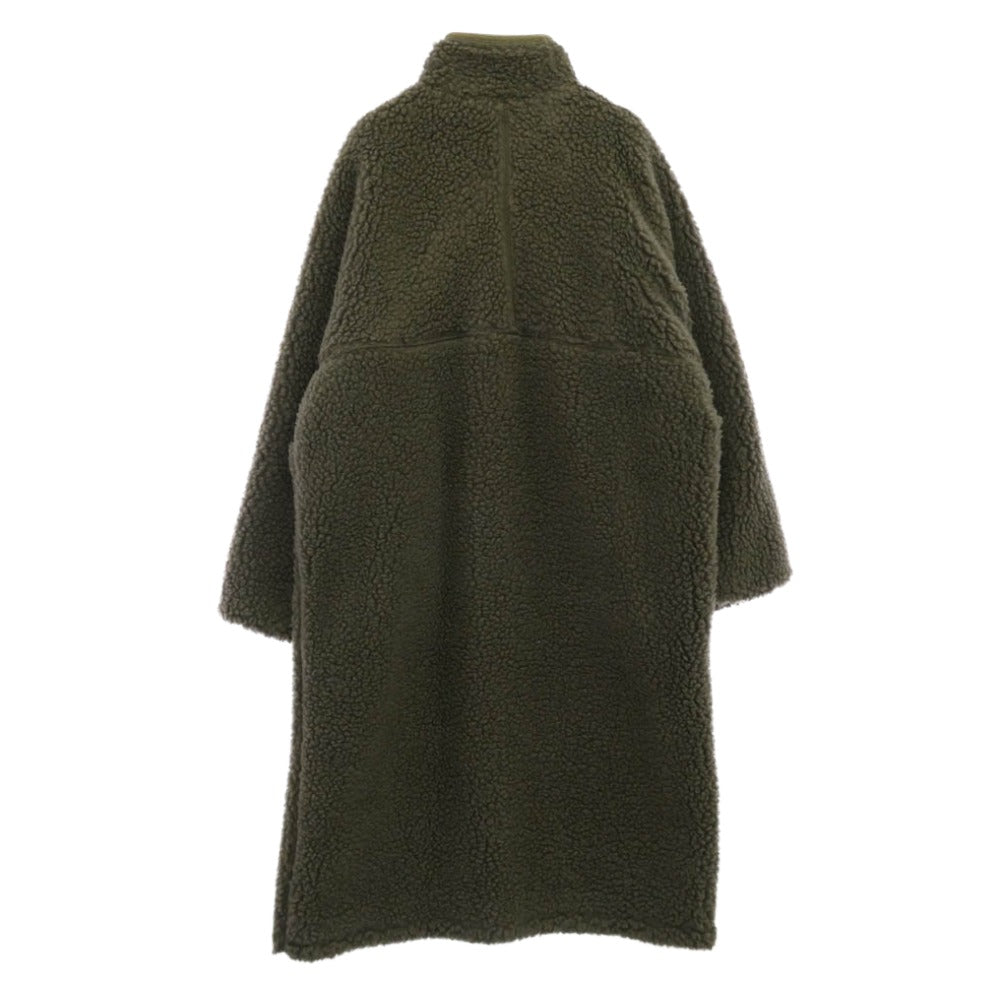 THE NORTH FACE ノースフェイス NA2251N PURPLE LABEL パープルレーベル Wool Boa Fleece Field Coat ウール ボアフリース フィールドコート モスグリーン系 S【中古】