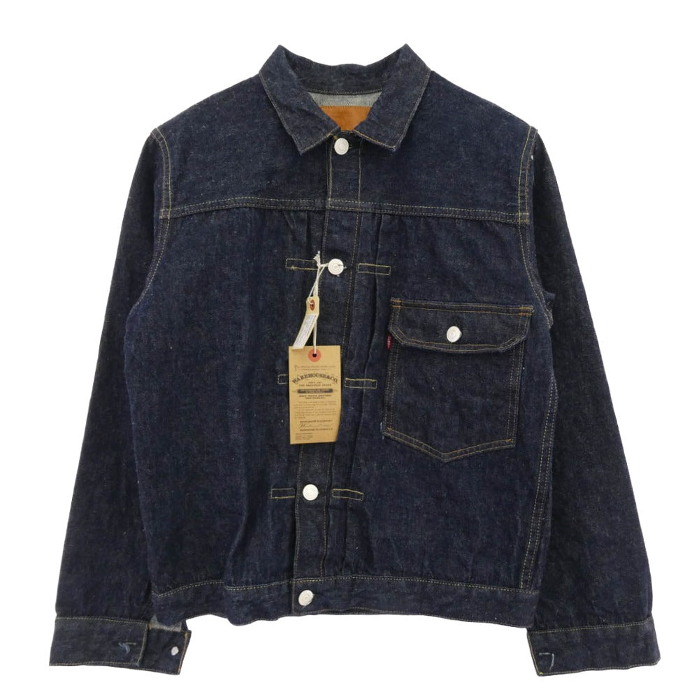 WAREHOUSE ウエアハウス 2001xx 1st デニムジャケット Gジャン ONE WASH ワンウォッシュ インディゴブルー系 36【極上美品】【中古】