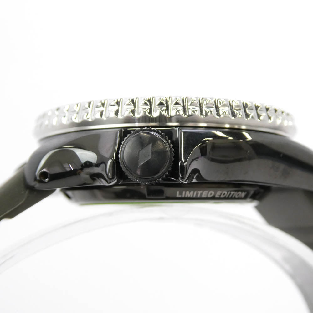 SEIKO セイコー SBSA153 FIVE SPORTS ONEPIECE ZORO MODEL ファイブスポーツ ワンピース ゾロモデル 時計 ブラック系 グリーン系【極上美品】【中古】