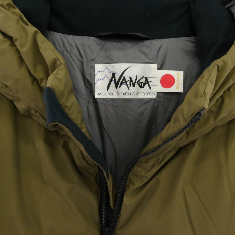 NANGA ナンガ NWL0009 WHITE LABEL ホワイトレーベル MOONLOID ムーンロイド ダウンパーカー ダウンジャケット カーキ系 XXL XXL【極上美品】【中古】