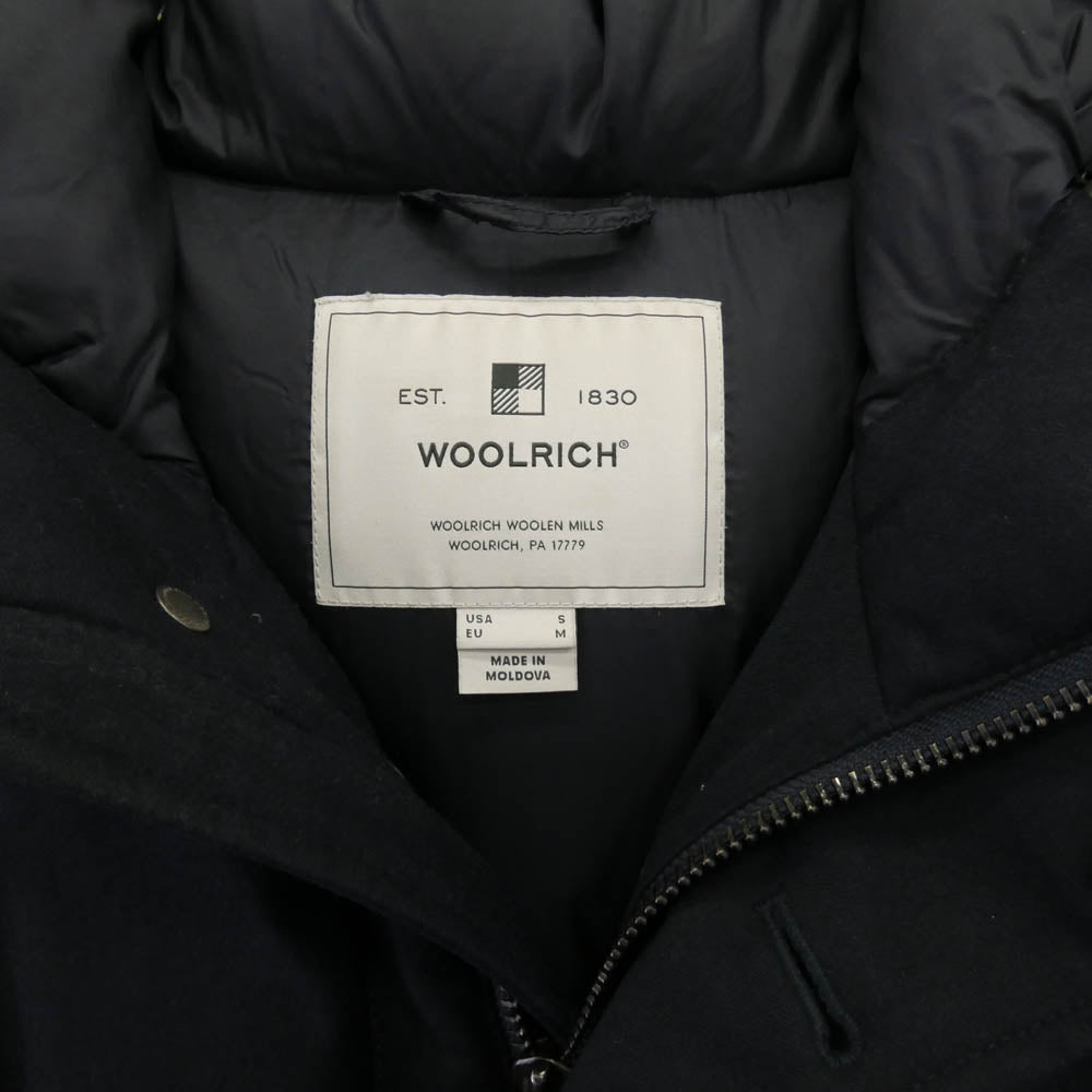 WOOLRICH ウールリッチ QC-006139 ロロピアーナ ウール ダウンジャケット ネイビー系 M【中古】