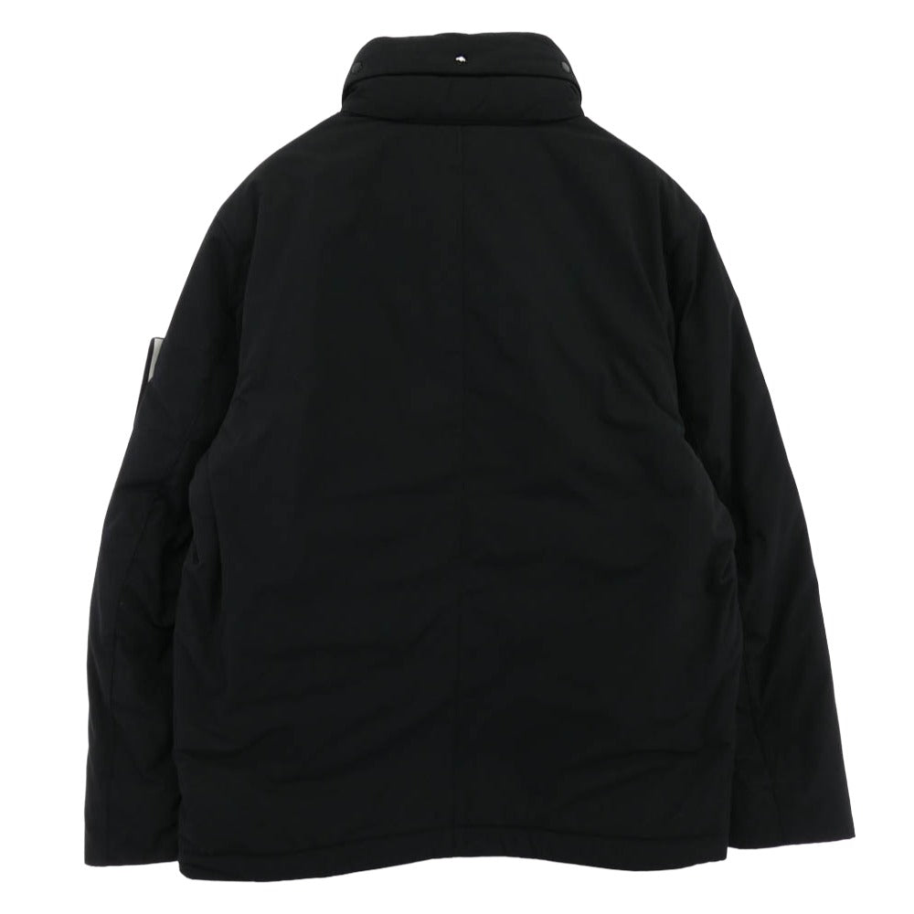 HYSTERIC GLAMOUR ヒステリックグラマー 22SS 02223AC05 ショールカラー ニットリブ クルミボタン 裏地キルティング ドンキーコート ブラック系 M【中古】