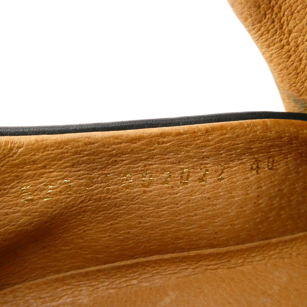 alfredoBANNISTER アルフレッドバニスター レザー ローファー シューズ ブラック系 40【中古】