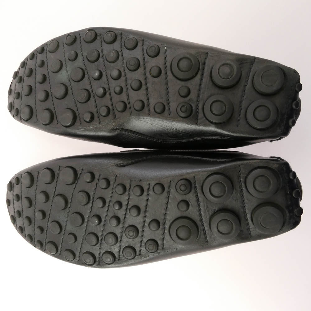 Sergio Rossi セルジオロッシ レザー ドライビングシューズ ブラック系 40【中古】