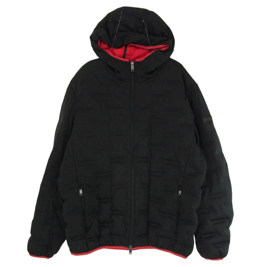 ARMANI EXCHANGE アルマーニエクスチェンジ 6GZB02 ZNHVZ キルティング 中綿 フーデッド フルジップ ジャケット ブラック系 L【中古】