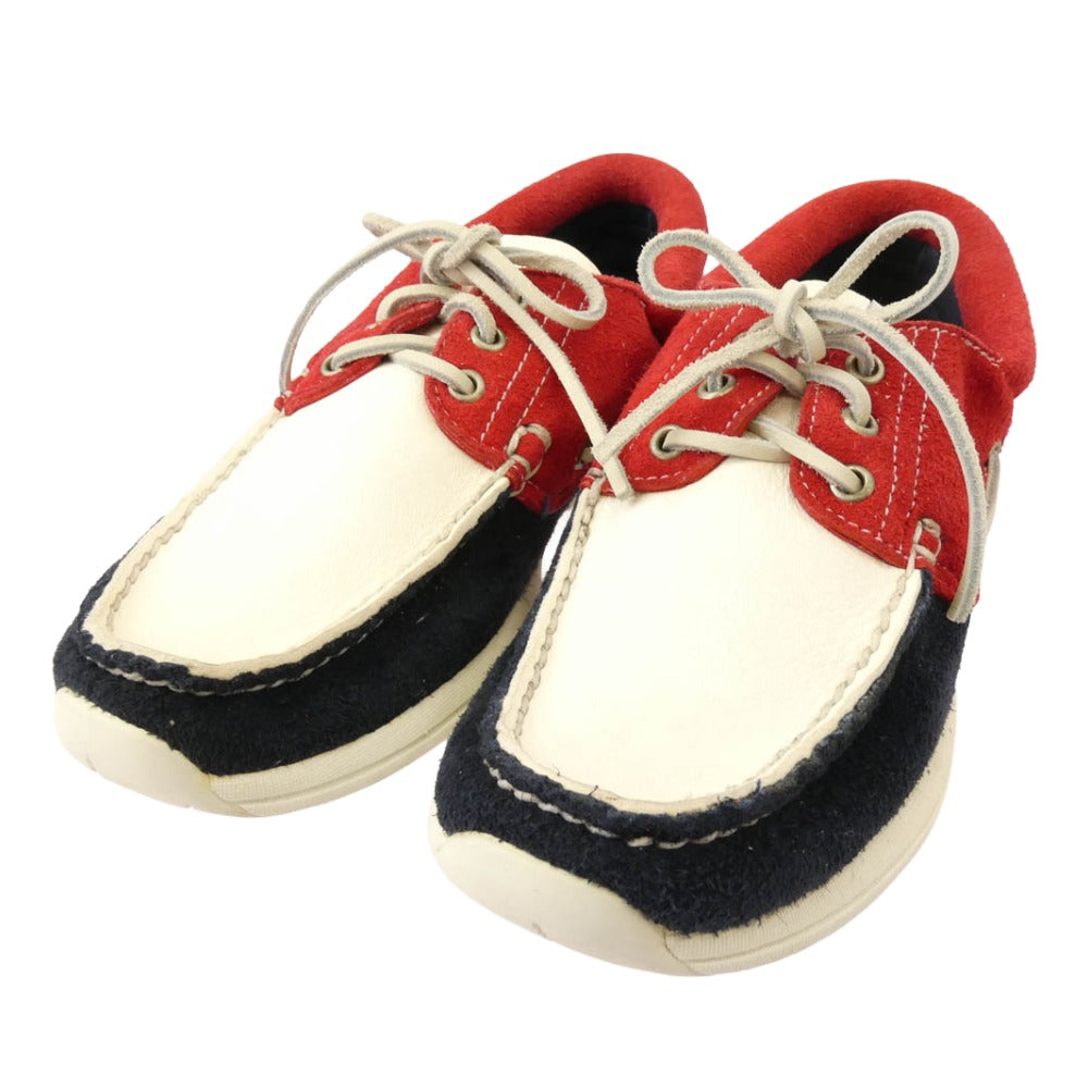 VISVIM ビズビム HOCKNEY FOLK ホックニー レザー デッキシューズ マルチカラー系 US8【中古】