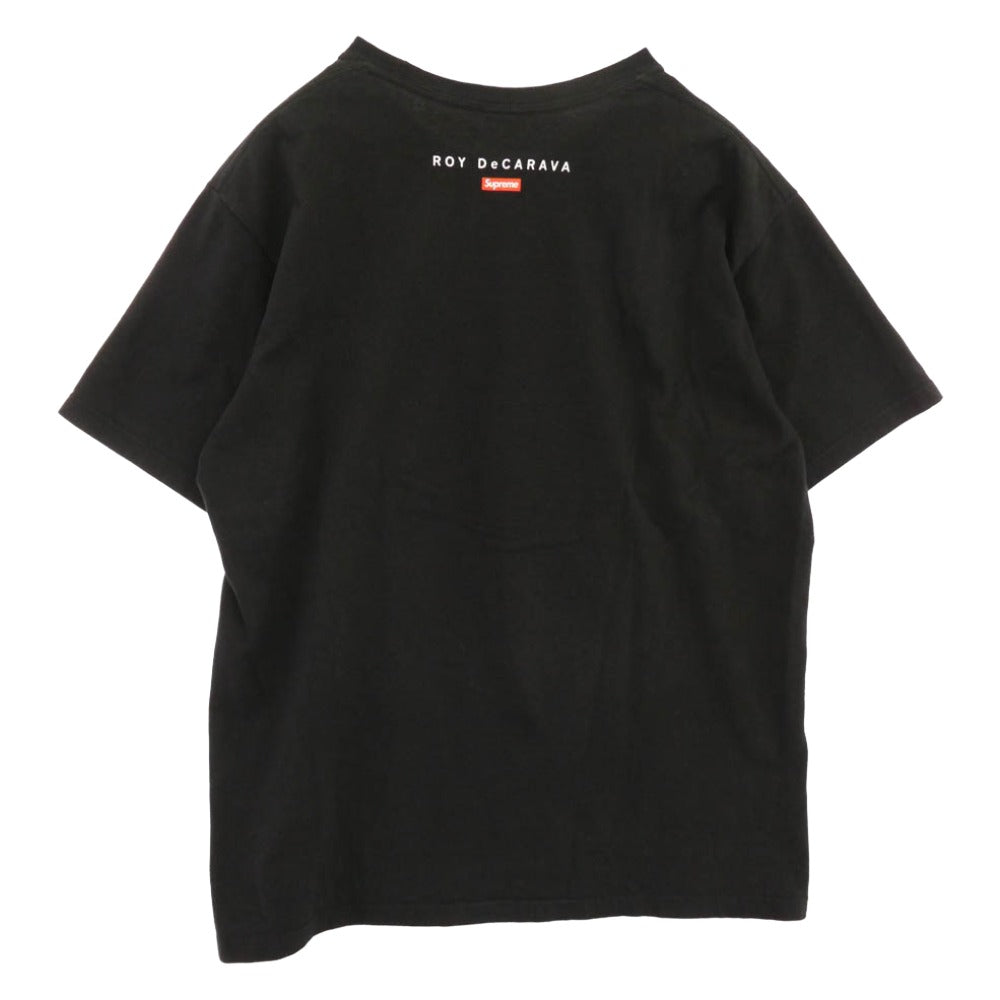 Supreme シュプリーム 22SS Roy DeCarava Malcolm X Tee マルコム フォトプリント Tシャツ 半袖カットソー ブラック系 M【中古】