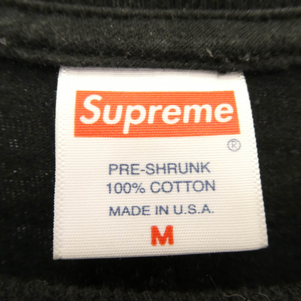 Supreme シュプリーム 22SS Roy DeCarava Malcolm X Tee マルコム フォトプリント Tシャツ 半袖カットソー ブラック系 M【中古】