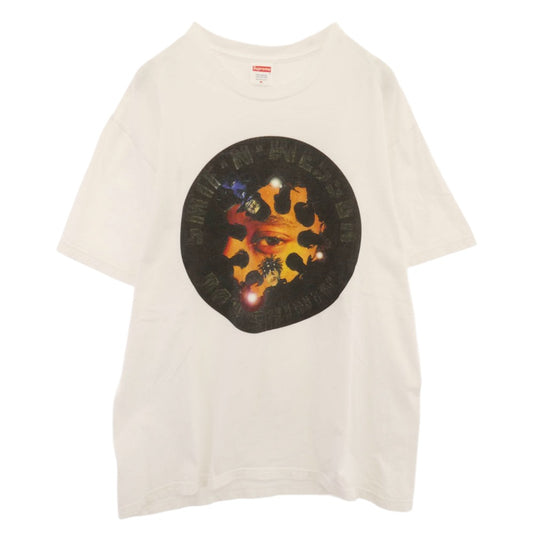 Supreme シュプリーム 22AW Duck Down Music Dah Shinin TEE ダックダウン プリント Tシャツ 半袖カットソー ホワイト系 M【中古】