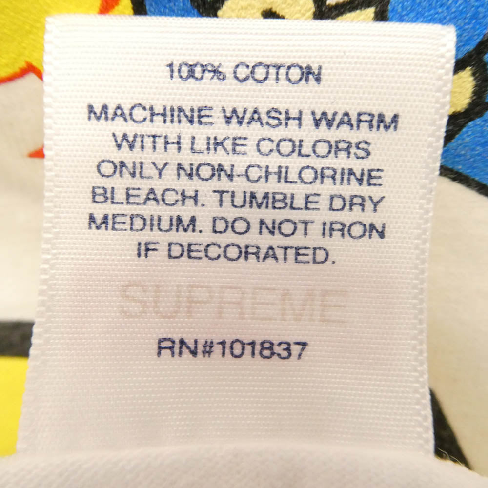 Supreme シュプリーム 22AW Duck Down Music Dah Shinin TEE ダックダウン プリント Tシャツ 半袖カットソー ホワイト系 M【中古】