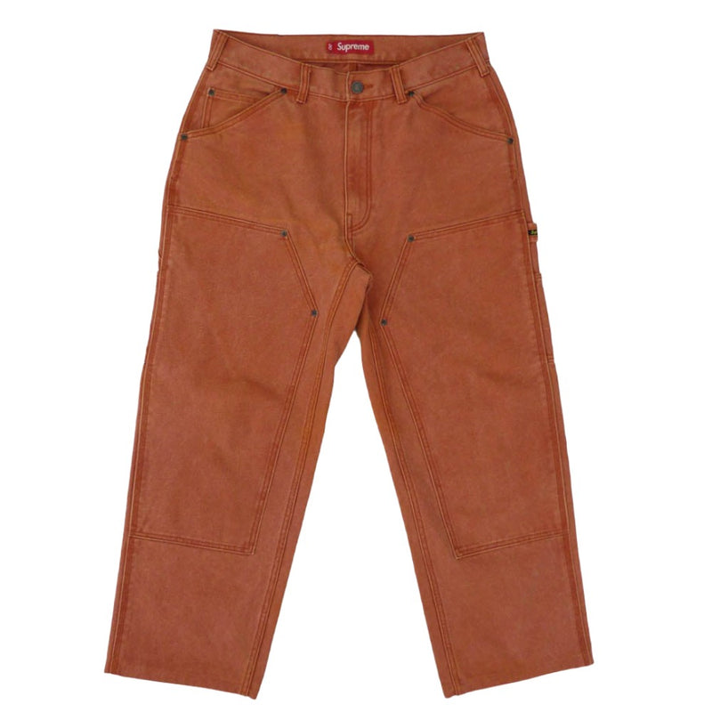 Supreme シュプリーム 24SS Double Knee Painter Pant ダブルニー ペインター パンツ オレンジ系 30【中古】