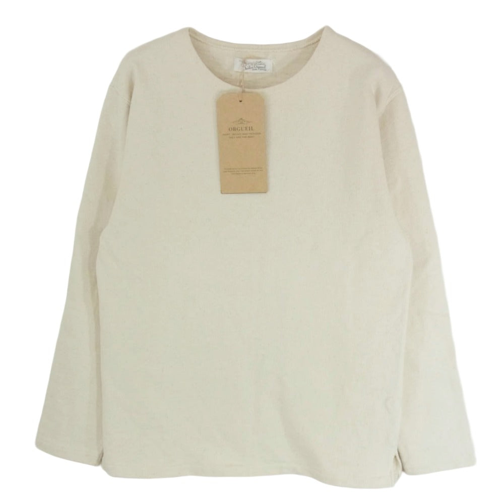 ORGUEIL オルゲイユ OR-9074 Basque Shirt ボートネック バスク シャツ オフホワイト系 38【中古】