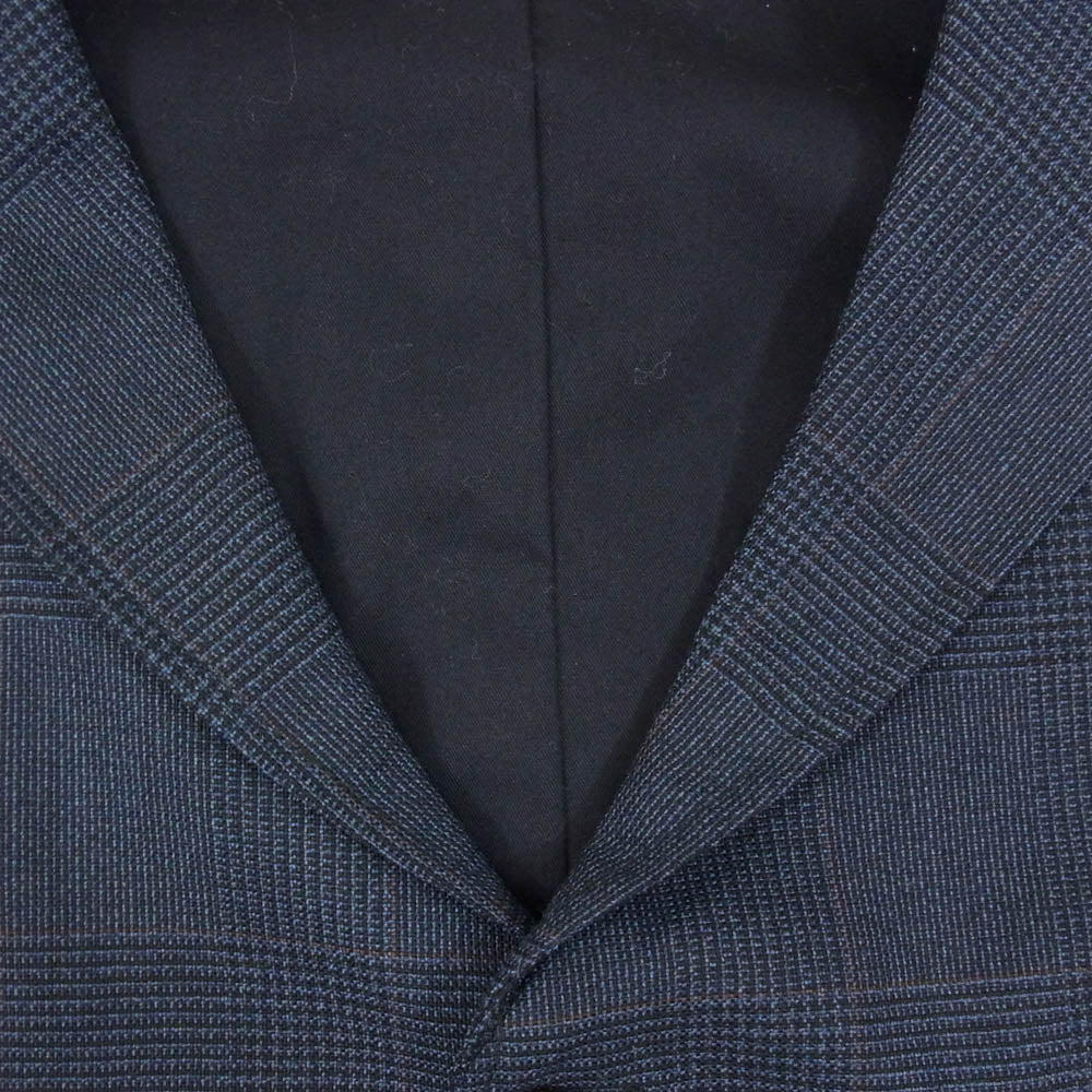 ORGUEIL オルゲイユ OR-4107B Glen Check Gilet グレン チェック ベスト ネイビー系 40【中古】