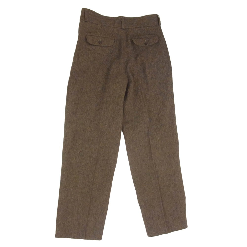 ORGUEIL オルゲイユ OR-1115 Classic Wool Trousers クラシック ウール トラウザー ハンティング パンツ ブラウン系 34【中古】
