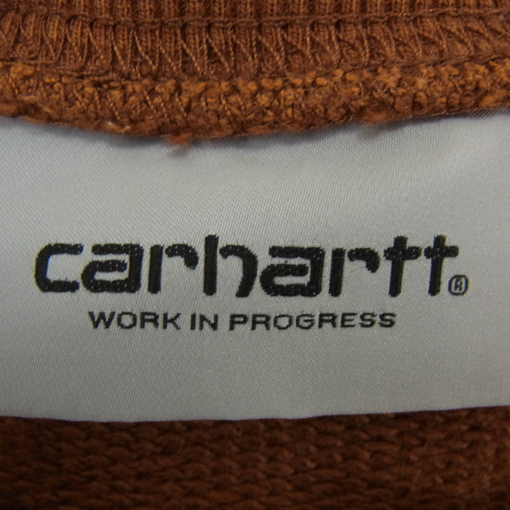 Carhartt カーハート 5634.20PO01407.0620 WIP ポケット付き クルーネック スウェットシャツ トレーナー ブラウン系 M【中古】