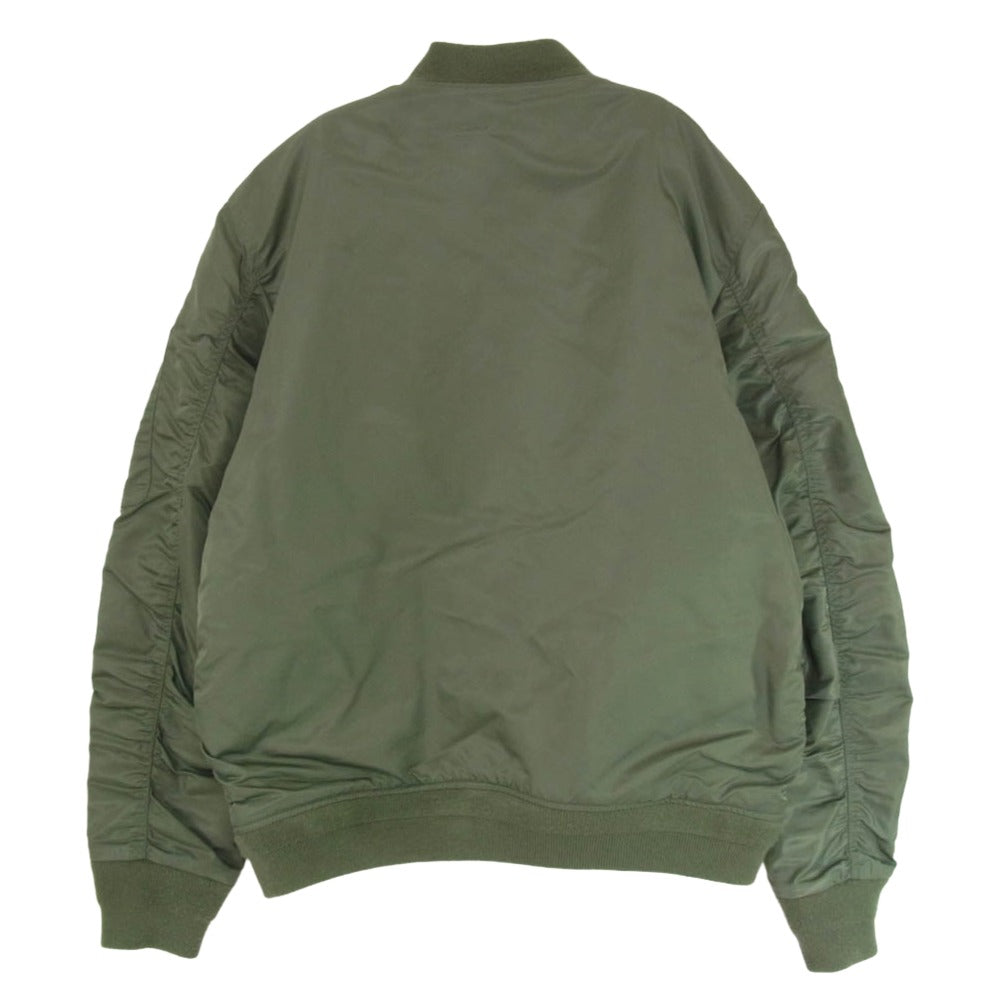 DIESEL ディーゼル J-ROSS-NEW JACKET 裏地キルティング フライトジャケット MA-1 カーキ系 M【中古】
