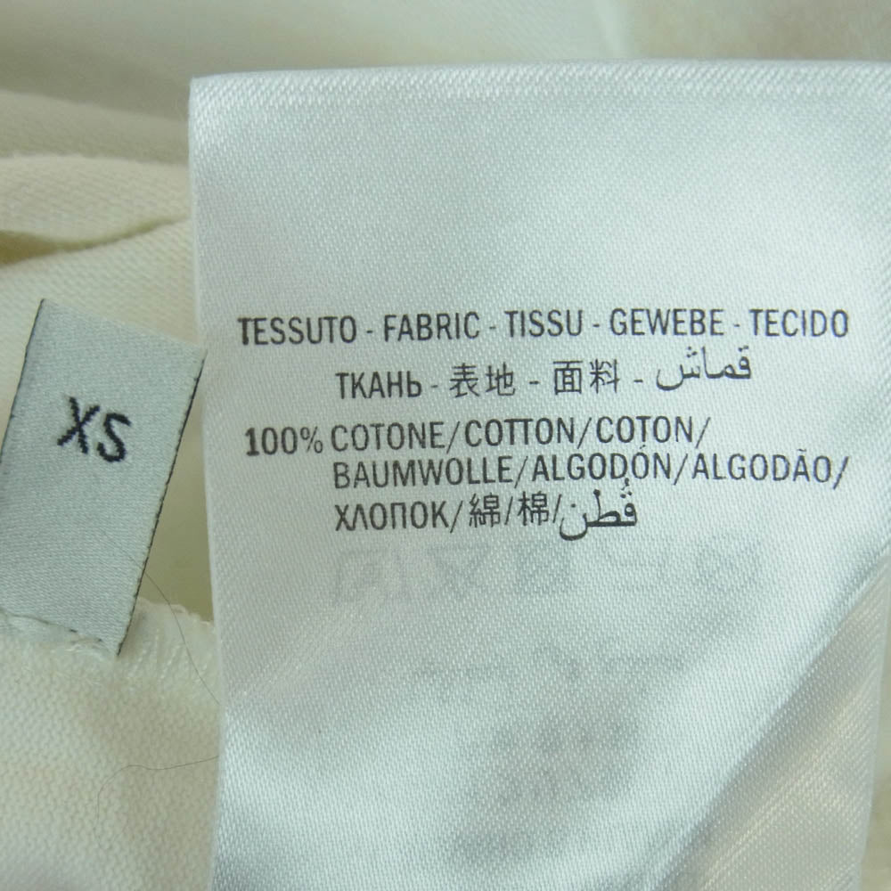 GUCCI グッチ 565806 XJAZY ブレードロゴプリント クルーネック 半袖 Tシャツ コットン イタリア製 ホワイト系 XS【中古】
