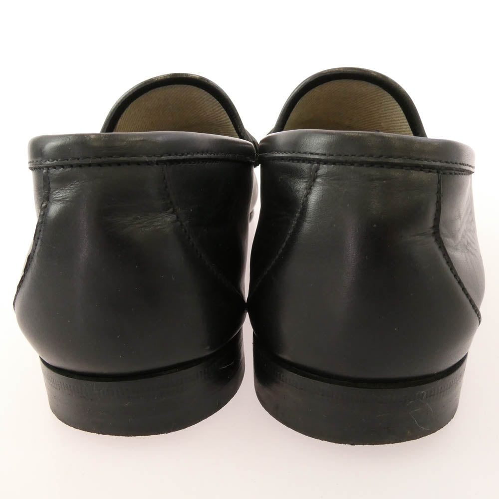 GUCCI グッチ GUCCI PALACE グッチパレス Pチャーム ホースビットモカシン スリッポン シューズ ブラック系 10【中古】