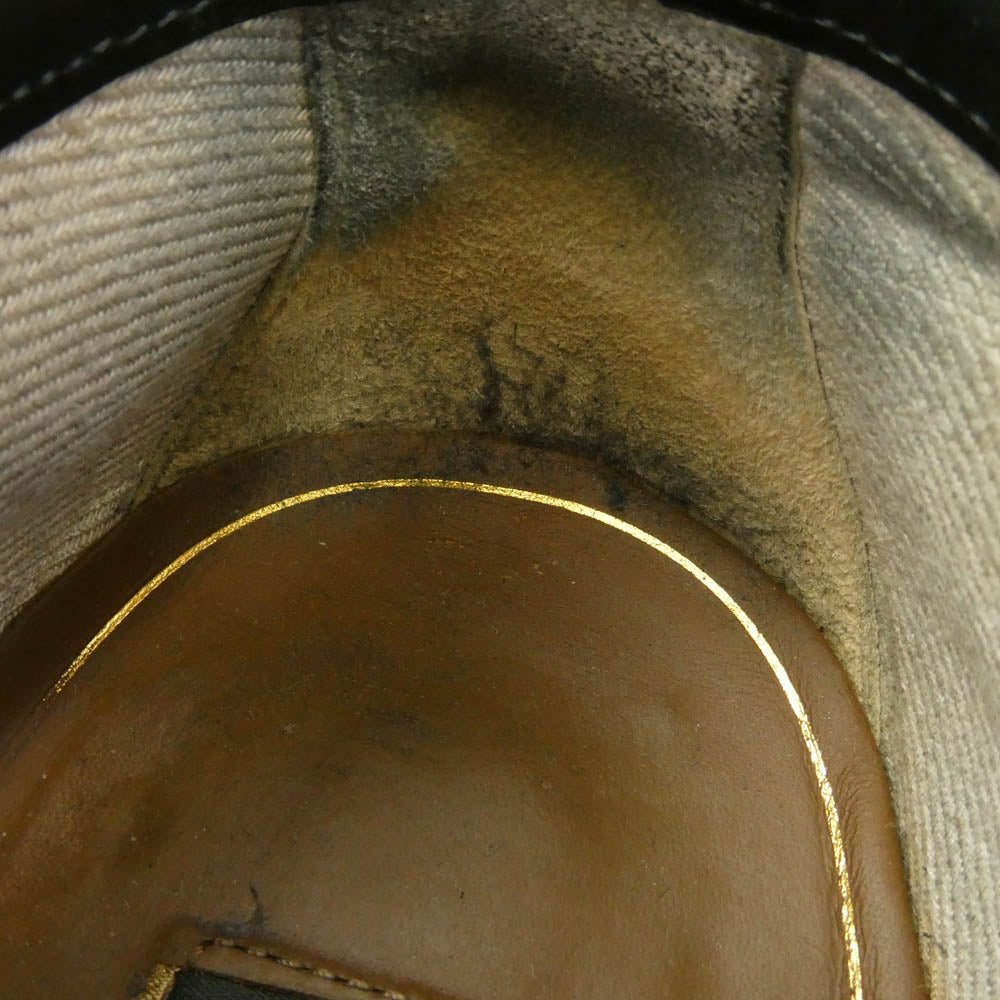 GUCCI グッチ GUCCI PALACE グッチパレス Pチャーム ホースビットモカシン スリッポン シューズ ブラック系 10【中古】