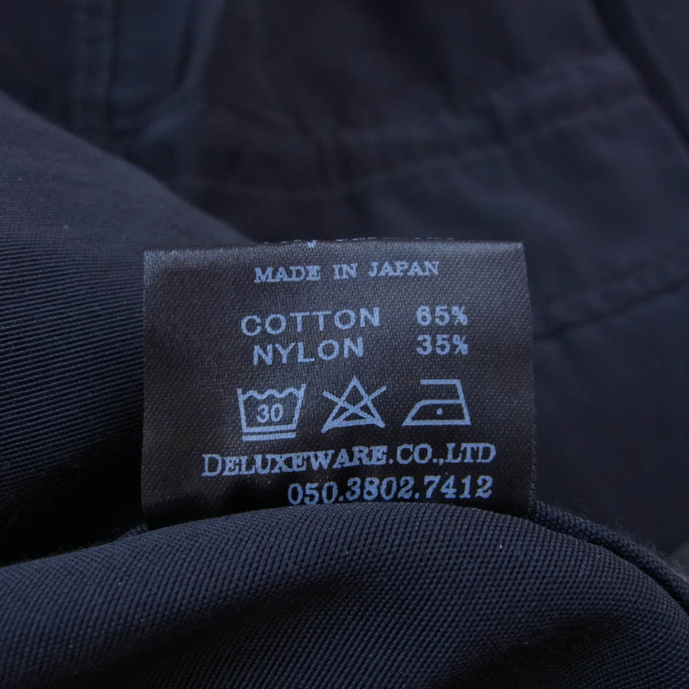 DELUXE デラックス DXM-65 DX64 CLOTH ミリタリー ジャケット ネイビー系 M【美品】【中古】
