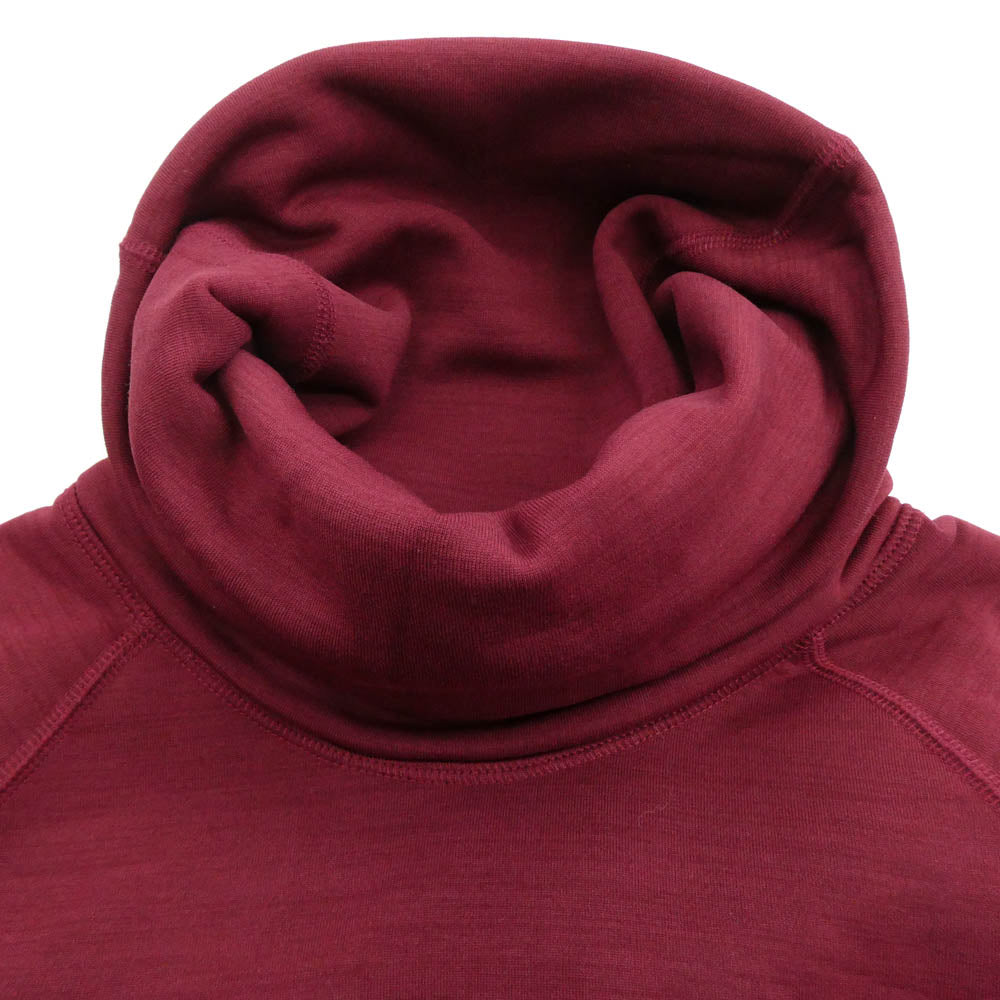 TILAK ティラック Poutnik RAVEN Turtle Neck ポートニック ラーベン タートル ネック フリース セーター ワインレッド系 S【極上美品】【中古】