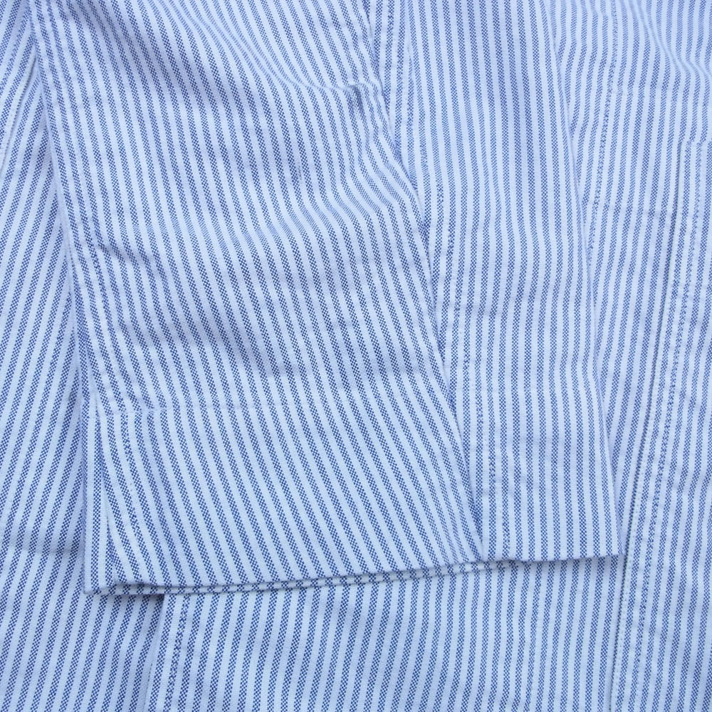 ティーエスエス 19SS Stripe Oxford Cloth Shirt Coat ストライプ オックスフォード コート ホワイト系 ブルー系 01【中古】