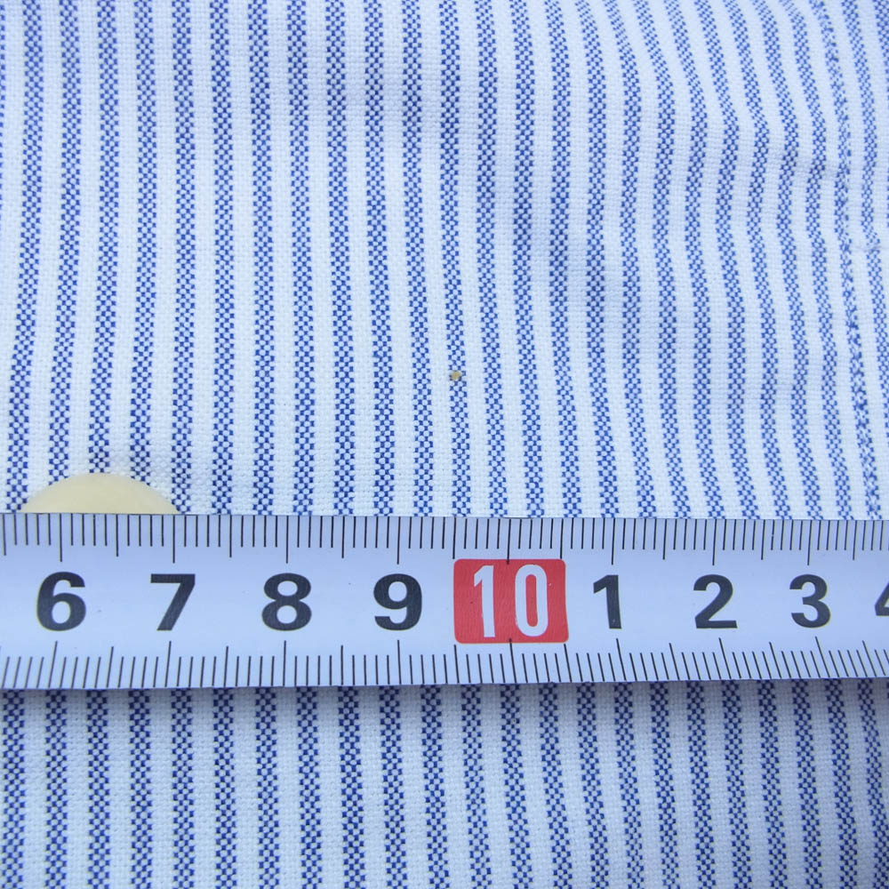 ティーエスエス 19SS Stripe Oxford Cloth Shirt Coat ストライプ オックスフォード コート ホワイト系 ブルー系 01【中古】