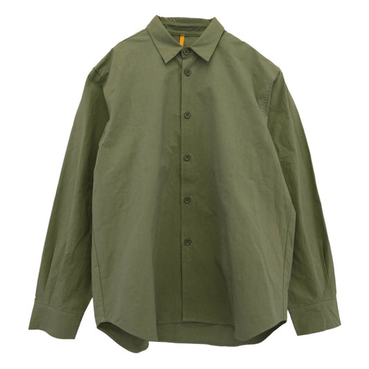 マントル R17 Weather Shirt ウェザークロス 長袖シャツ グリーン系 S【中古】