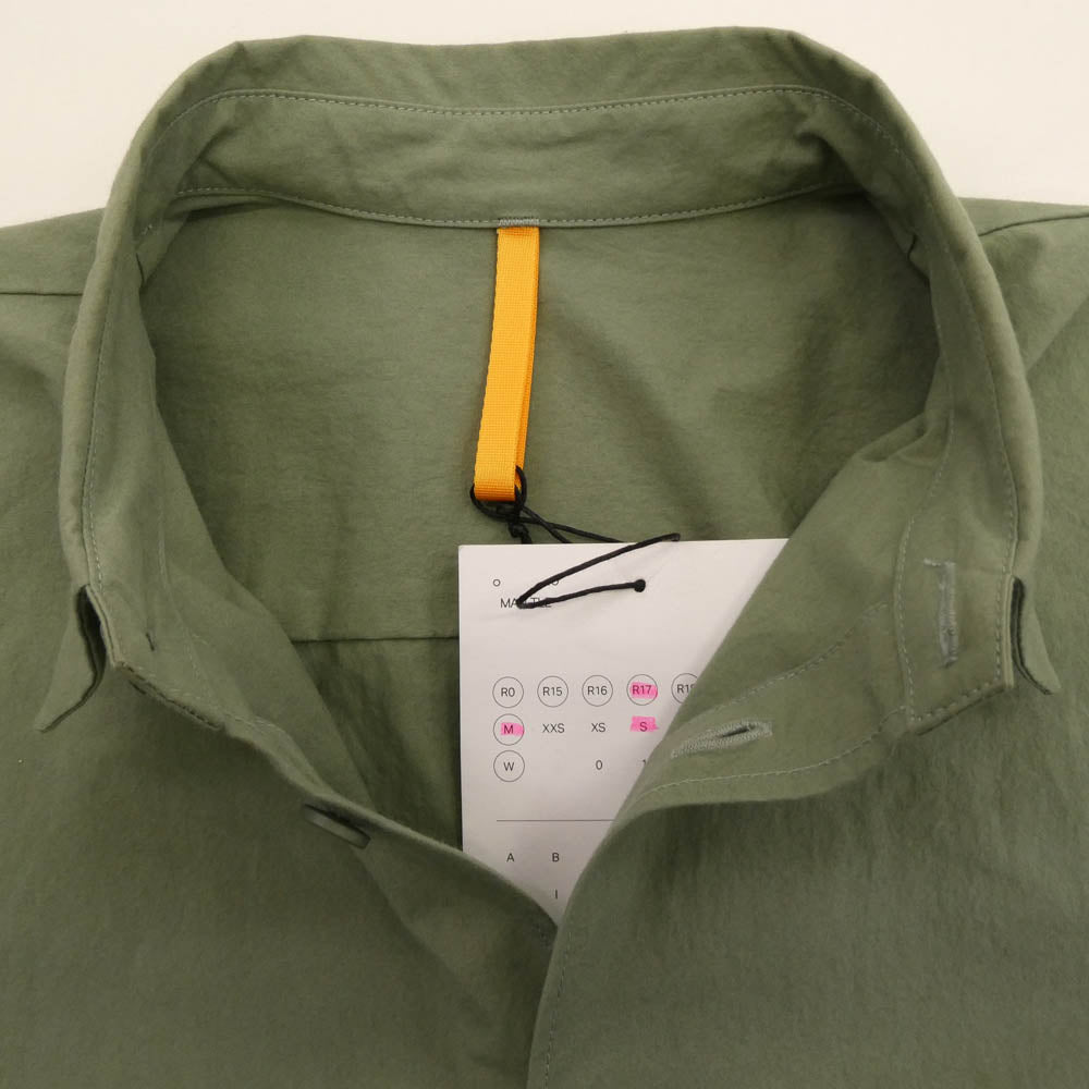 マントル R17 Weather Shirt ウェザークロス 長袖シャツ グリーン系 S【中古】