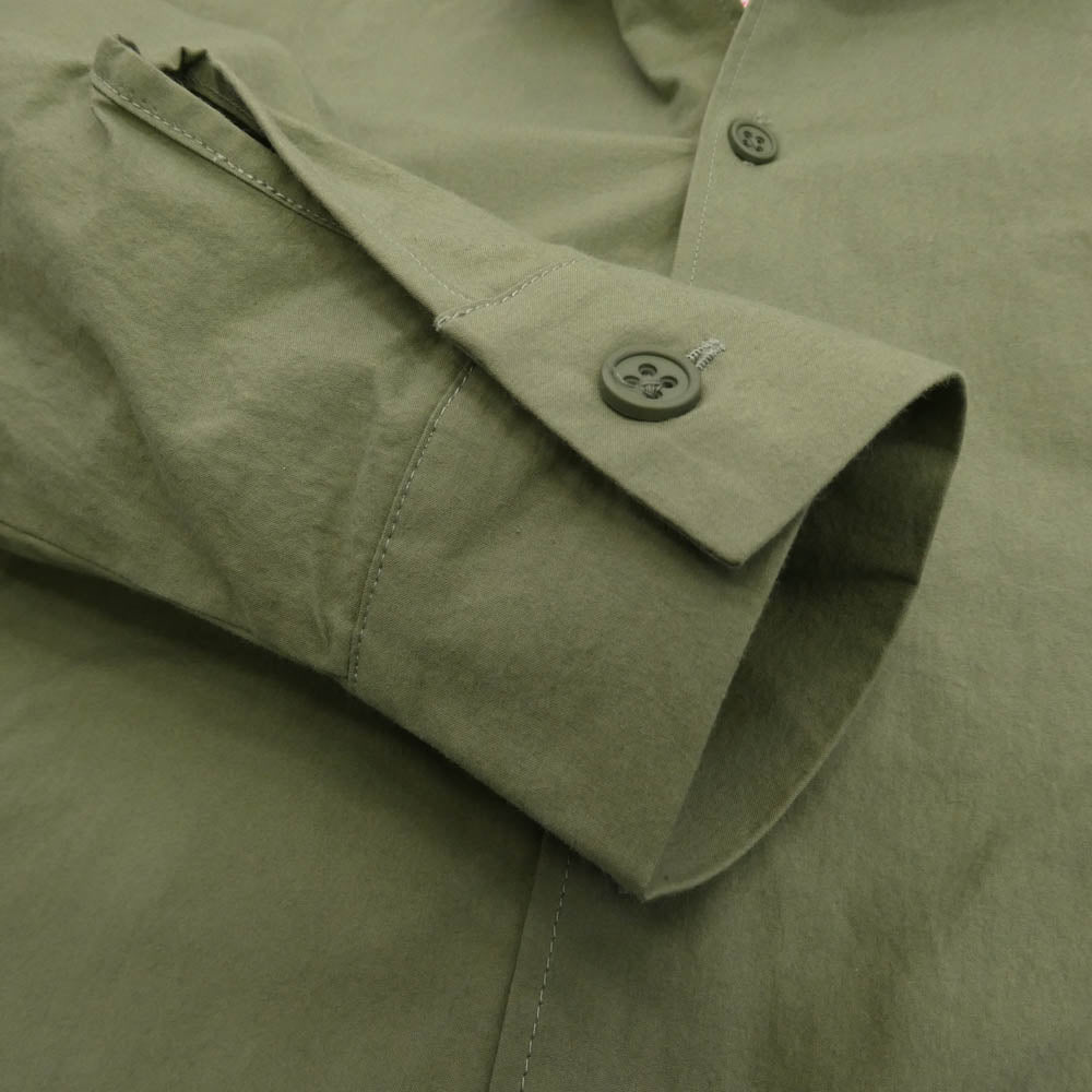 マントル R17 Weather Shirt ウェザークロス 長袖シャツ グリーン系 S【中古】