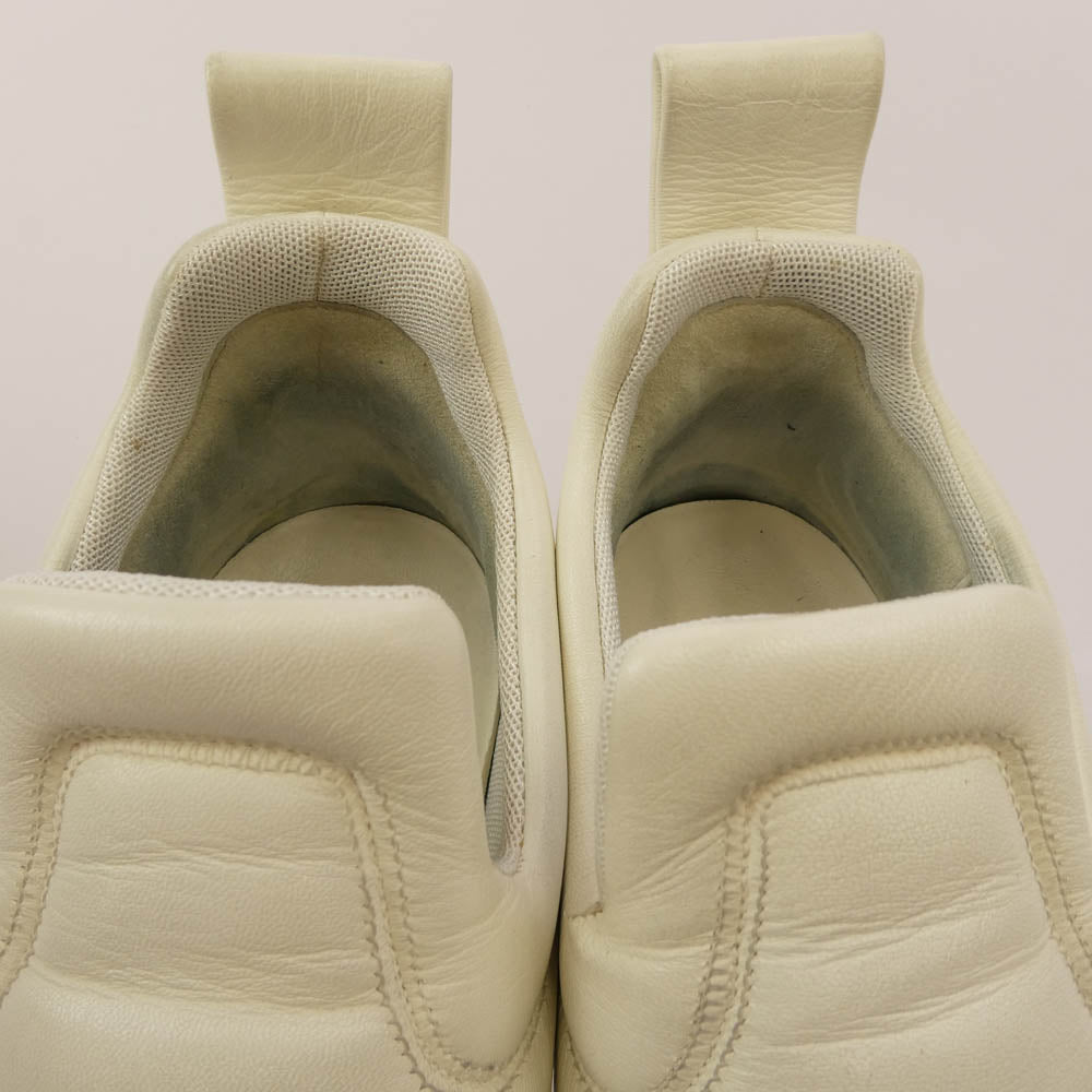 CELINE セリーヌ フィービー期 プルオン レザー スリッポン スニーカー ホワイト系 41【中古】