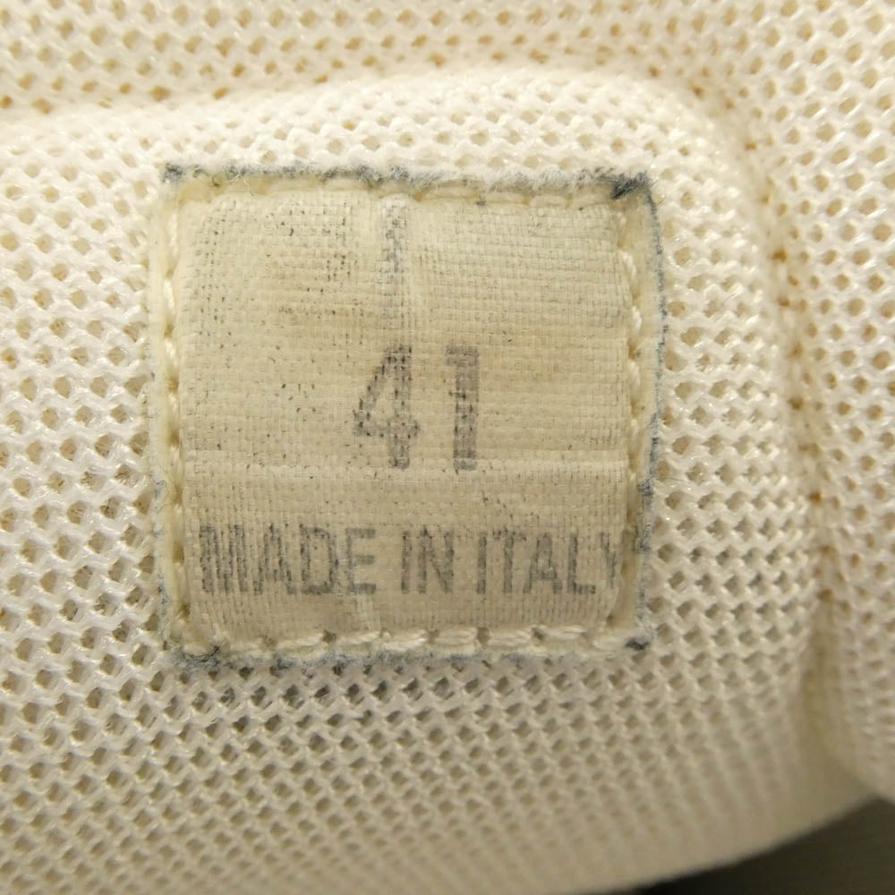 CELINE セリーヌ フィービー期 プルオン レザー スリッポン スニーカー ホワイト系 41【中古】