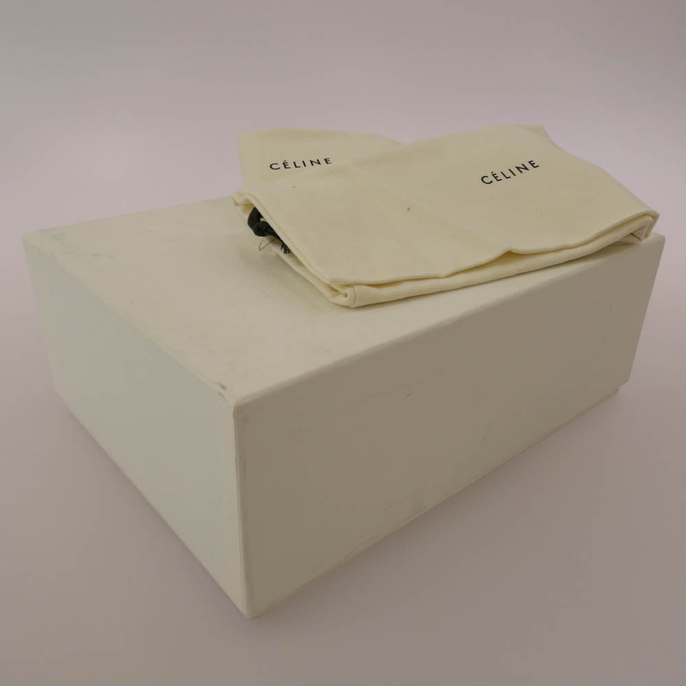 CELINE セリーヌ フィービー期 プルオン レザー スリッポン スニーカー ホワイト系 41【中古】