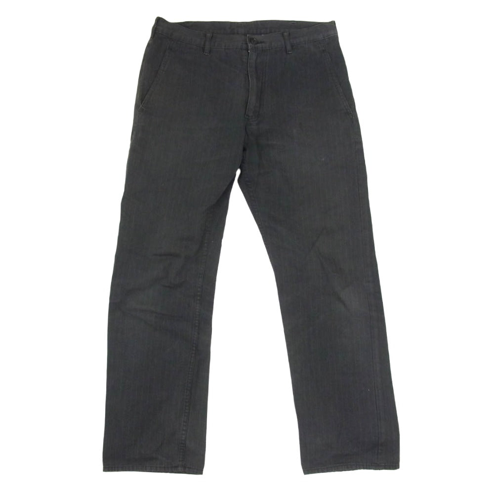 COMME des GARCONS HOMME PLUS コムデギャルソンオムプリュス 06SS PQ-P023 Rip&Tongue期 アーカイブ ローリングストーンズ リップアンドタン ストライプ プリント パンツ グレー系 SS【中古】