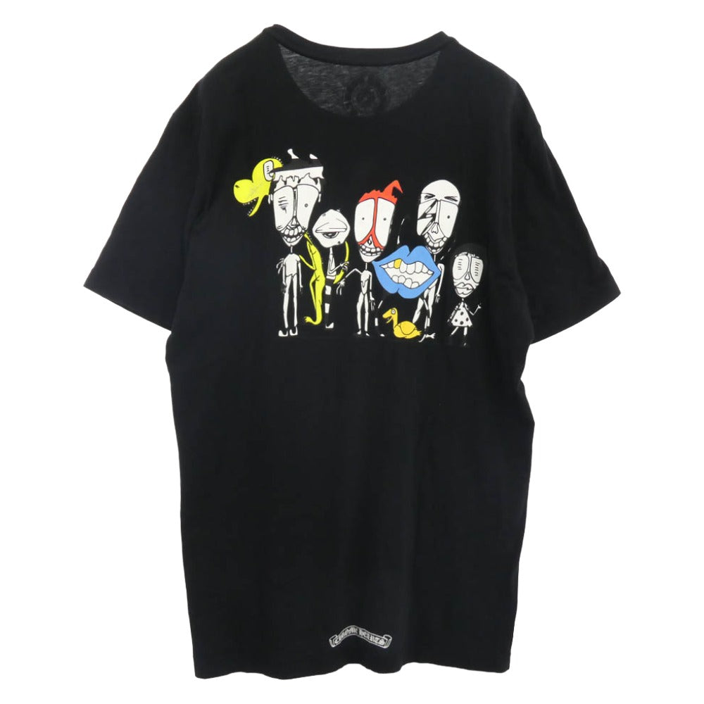 CHROME HEARTS クロムハーツ（原本無） × MATTY BOY マッティボーイ ホースシュー プリント 半袖 Tシャツ ブラック系 L【中古】