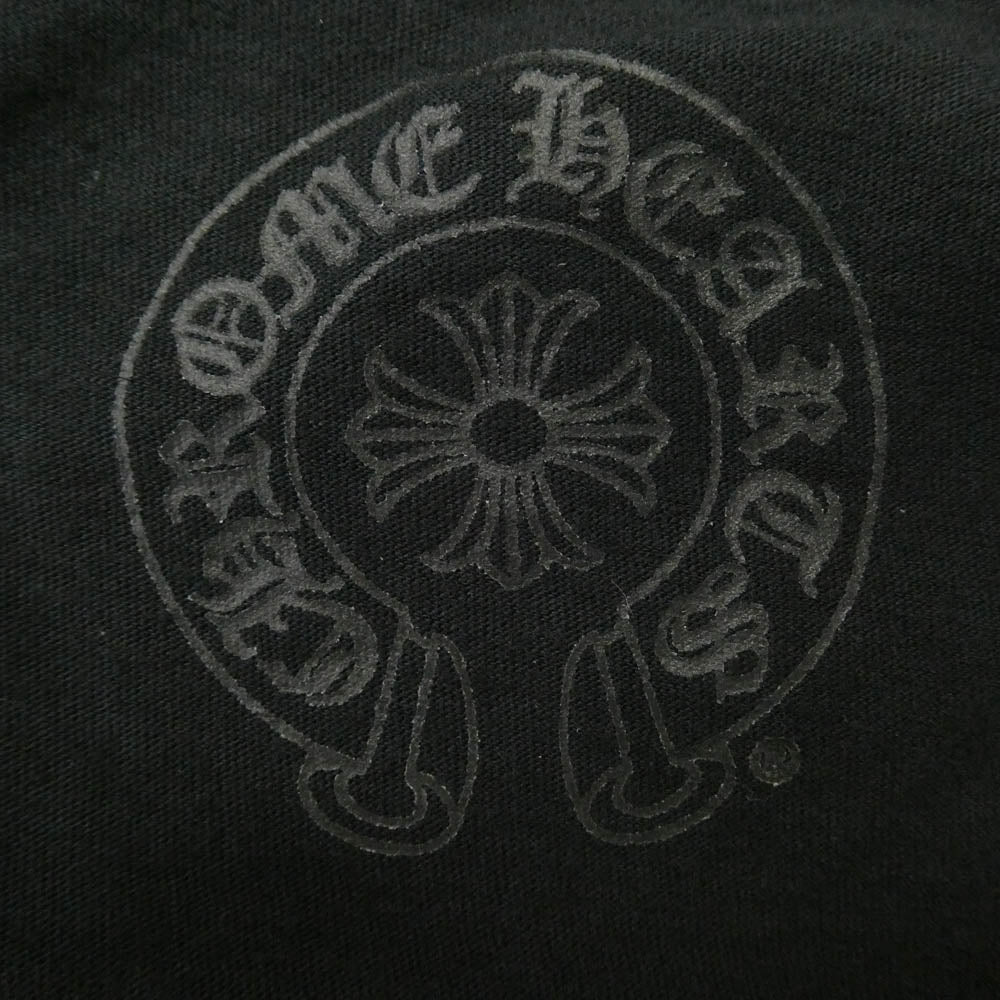 CHROME HEARTS クロムハーツ（原本無） × MATTY BOY マッティボーイ ホースシュー プリント 半袖 Tシャツ ブラック系 L【中古】