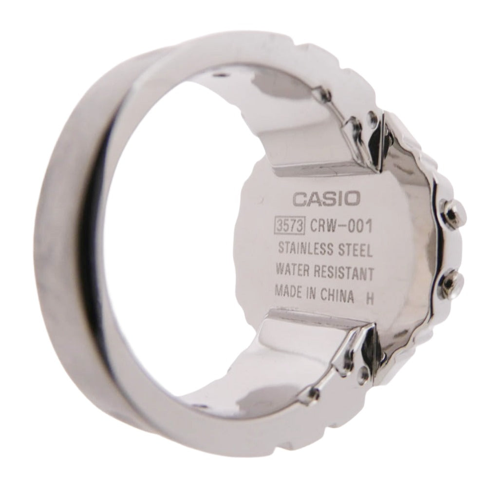 【新品】カシオ リングウォッチ　CRW-001-1JR シルバー タグ付き CASIO RING WATCH カシオ リングウォッチ クォーツ CRW-001-1JR