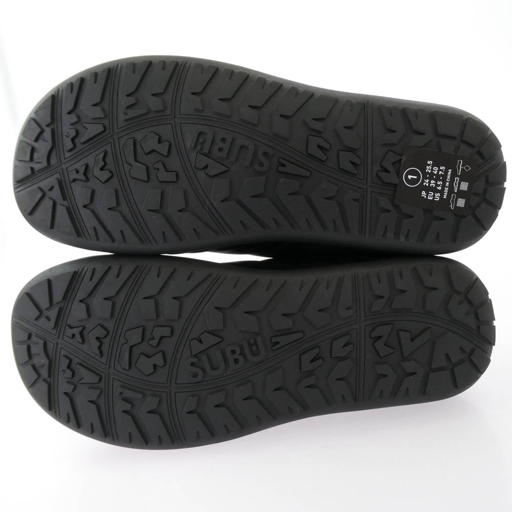 WACKO MARIA ワコマリア NANGA ナンガ x SUBU スブ AURORA Winter Sandal オーロラ ウィンター サンダル ブラック系 1【美品】【中古】